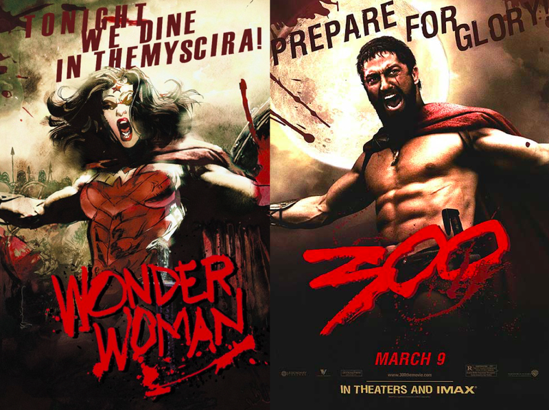 Illustration for article titled Your Favorite DC Superheroes, Drawn Into Famous Movie Posters
